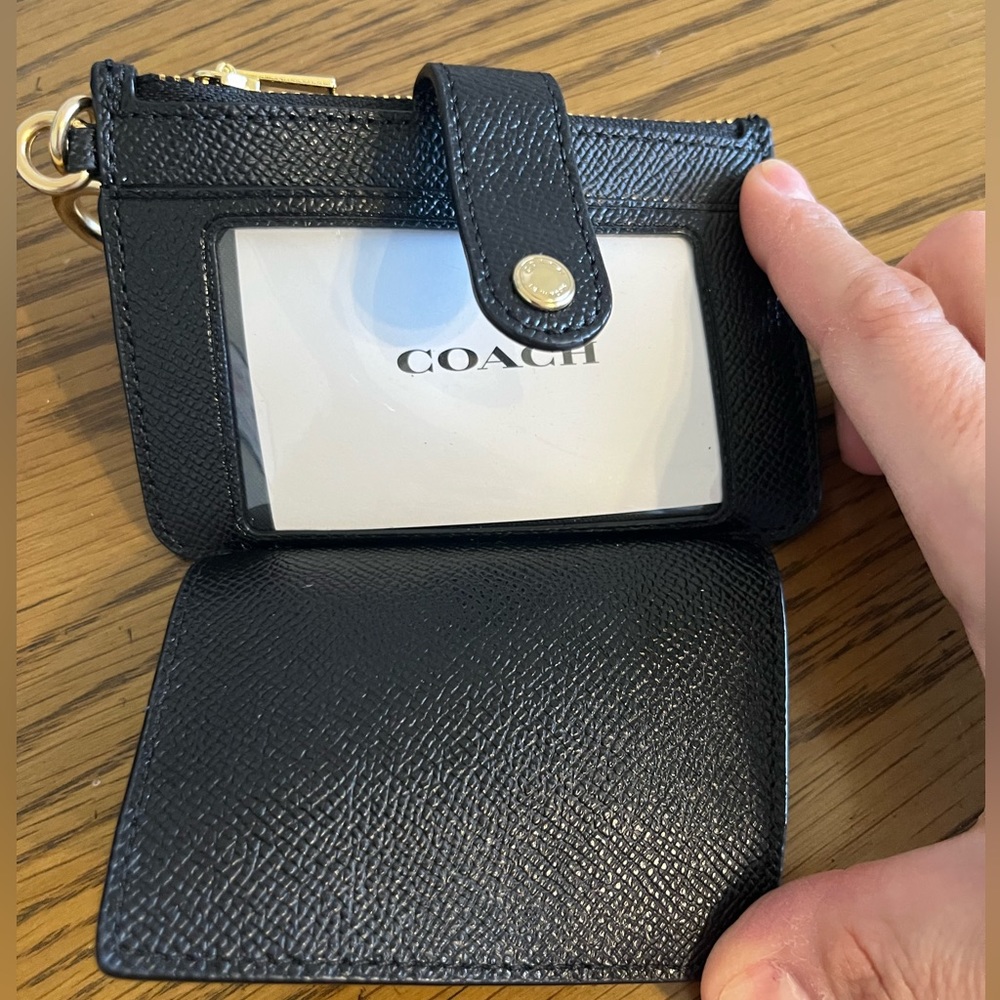 Coach Leather Card Case